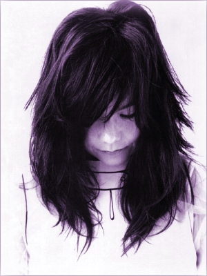 Bj&ouml;rk looking down