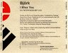 Back cover - I miss you - Björk - CD - Elektra - prcd9800-2 (US)