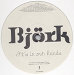 Label A - It's in our hands - Björk - 12inch - Elektra - ed 6363 (US)