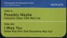 Front cover label - Possibly maybe - Björk - 12inch - (One Little Indian) - 193 tp 12 td (UK)