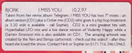 Sticker - I miss you - Björk - CD - One Little Indian - 194 tp 7 cd (UK)