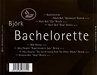 Back cover - Bachelorette - Björk - CD - One Little Indian - 212 tp 7 cd l (UK)