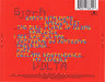 Back cover and spine - Volta - Björk - CD - Universal - 173381-2 (Hungary)