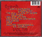 Back cover in jewelcase - Volta - Björk - CD - Universal - 173381-2 (Malaysia)