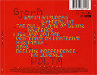 Back cover and spine - Volta - Björk - CD - Universal - 173381-2 (Argentina)